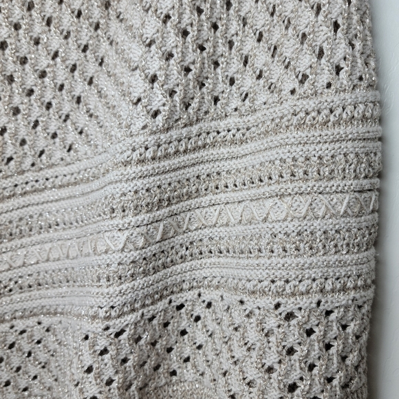 Spell & The Gypsy Atlantic Crochet Flutter Shorts Shell Size Medium | Boho Luxe - Picture 7 of 11